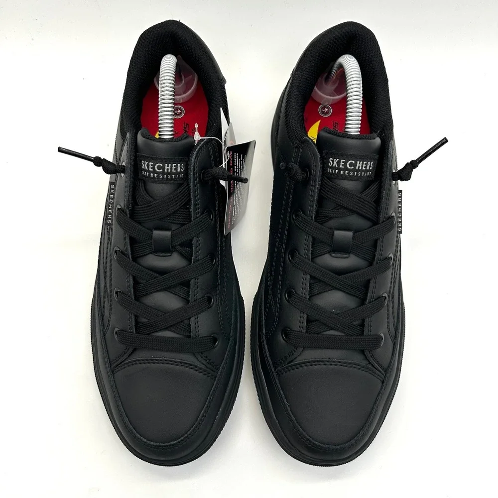 Skechers Arch Fit Arcade SR Work Shoes Womens 10 Black Slip Resistant Sneakers
